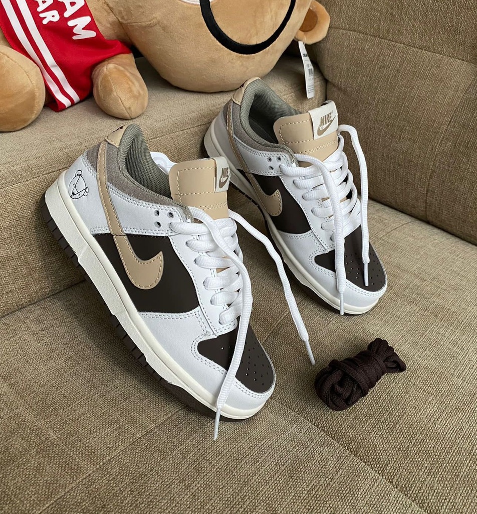 Nike Sb Osito Blanco Cafe Oscuro NK771