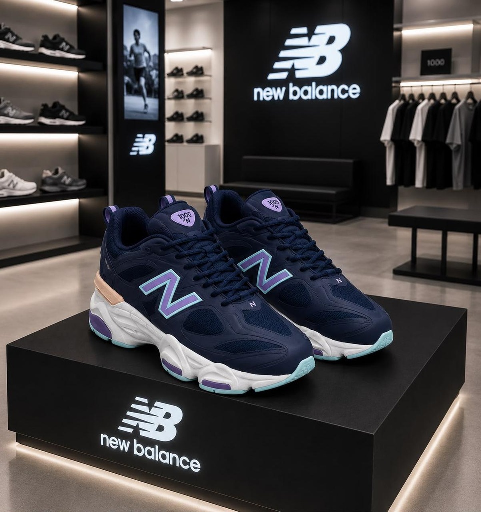 New Balance 9060  Morado Suela Azul NB74