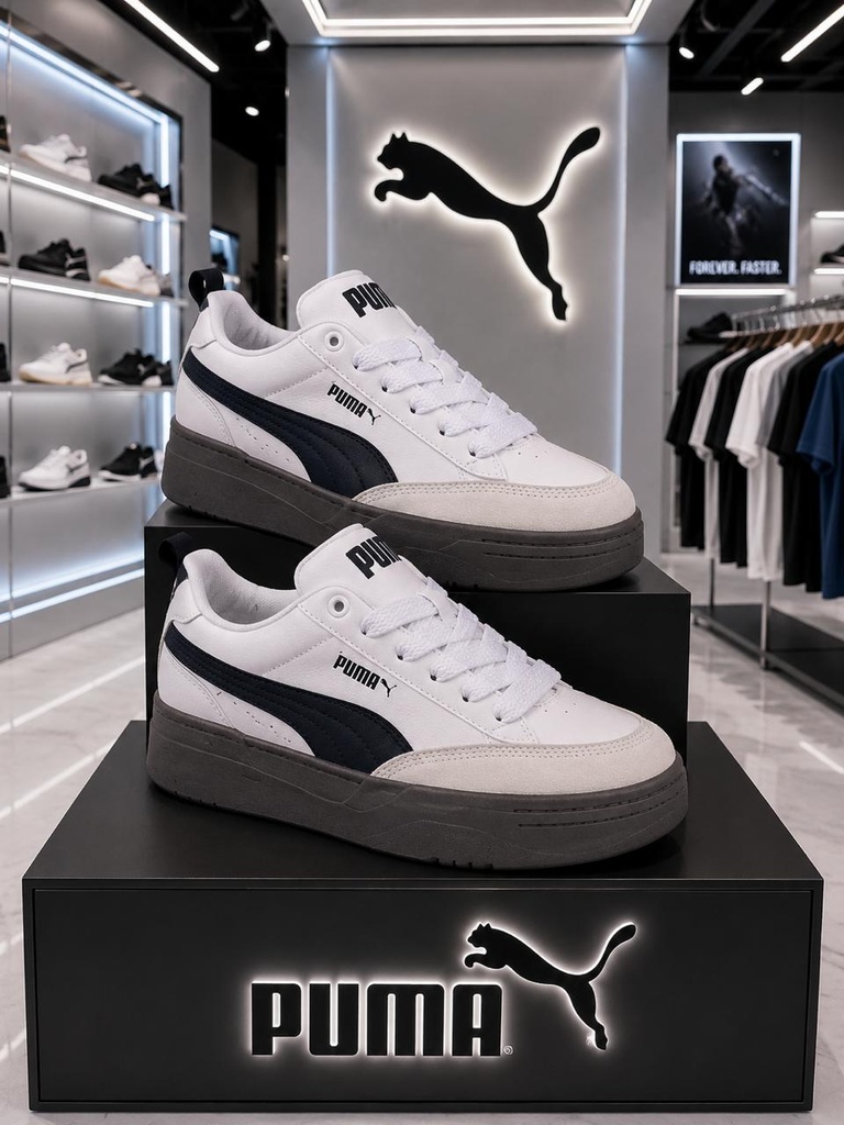 Puma Parma Blanco Negro PM142