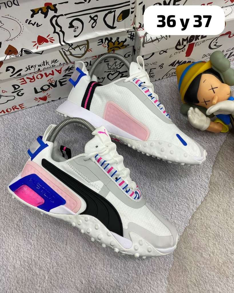 Puma LDQ Celll Blanca Rosada PM111