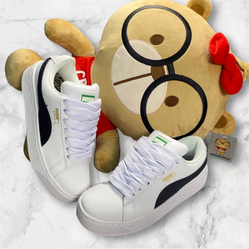 Puma Suede Xl Blanco Negra PM160