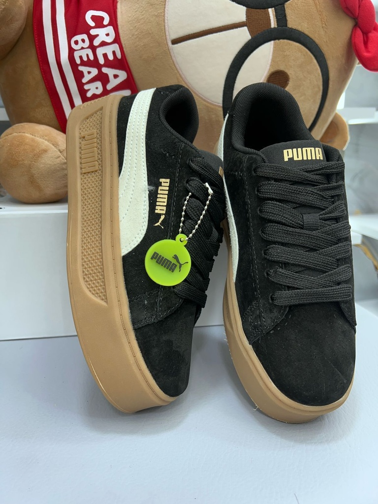 Puma Plataforma Negro Beige PM151