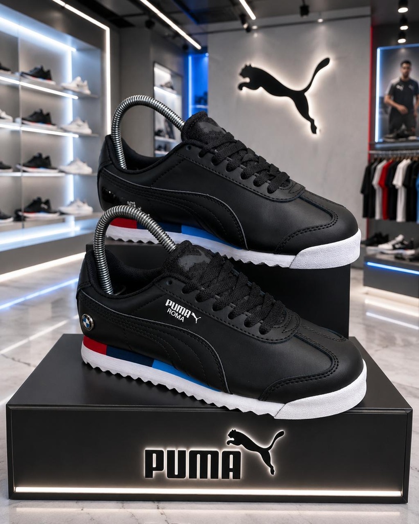 Puma Roma Bmw Negra Blanco Rojo PM120