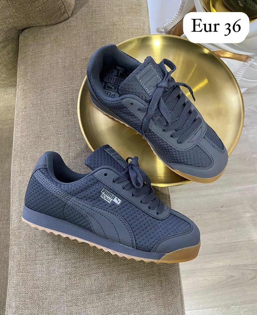 Puma Roma Gris Suela Goma PM107