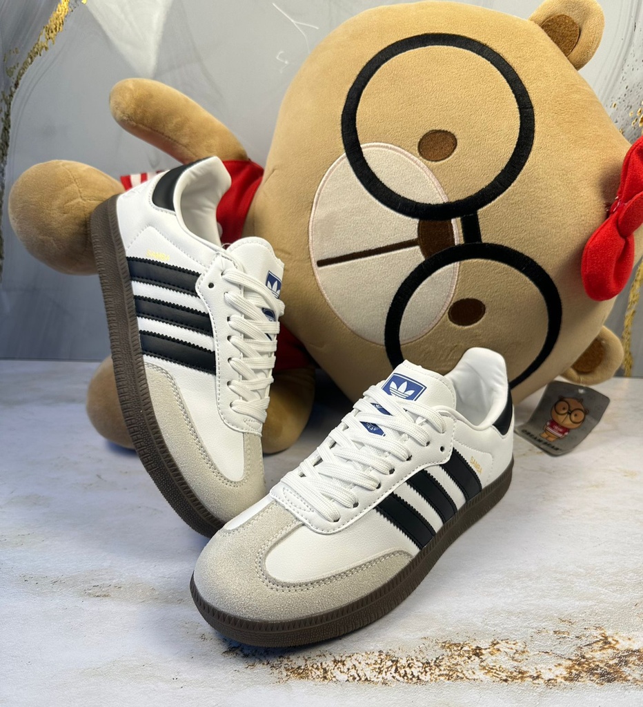 Adidas Samba Blanca Negra AD396