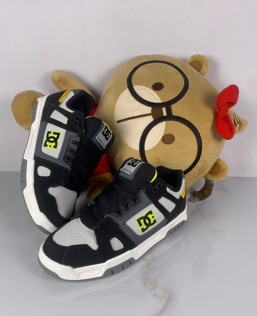 Dc Shoes Negra Gris Amarillo DG45