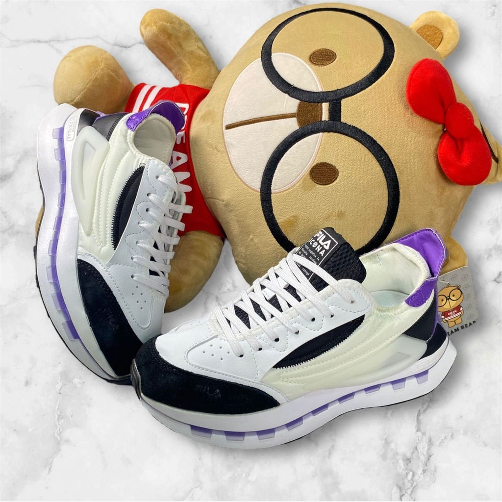 Fila Icona Blanco Morado FL29
