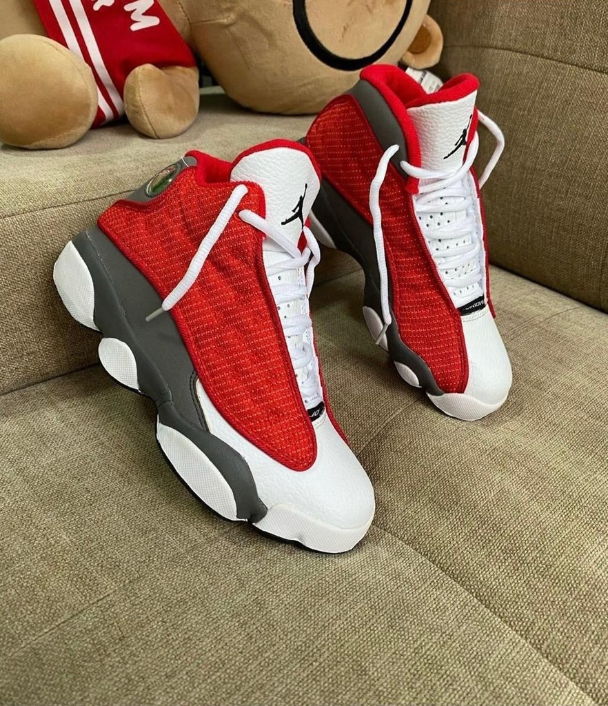 Jordan Retro 13 Gris Rojo JD208
