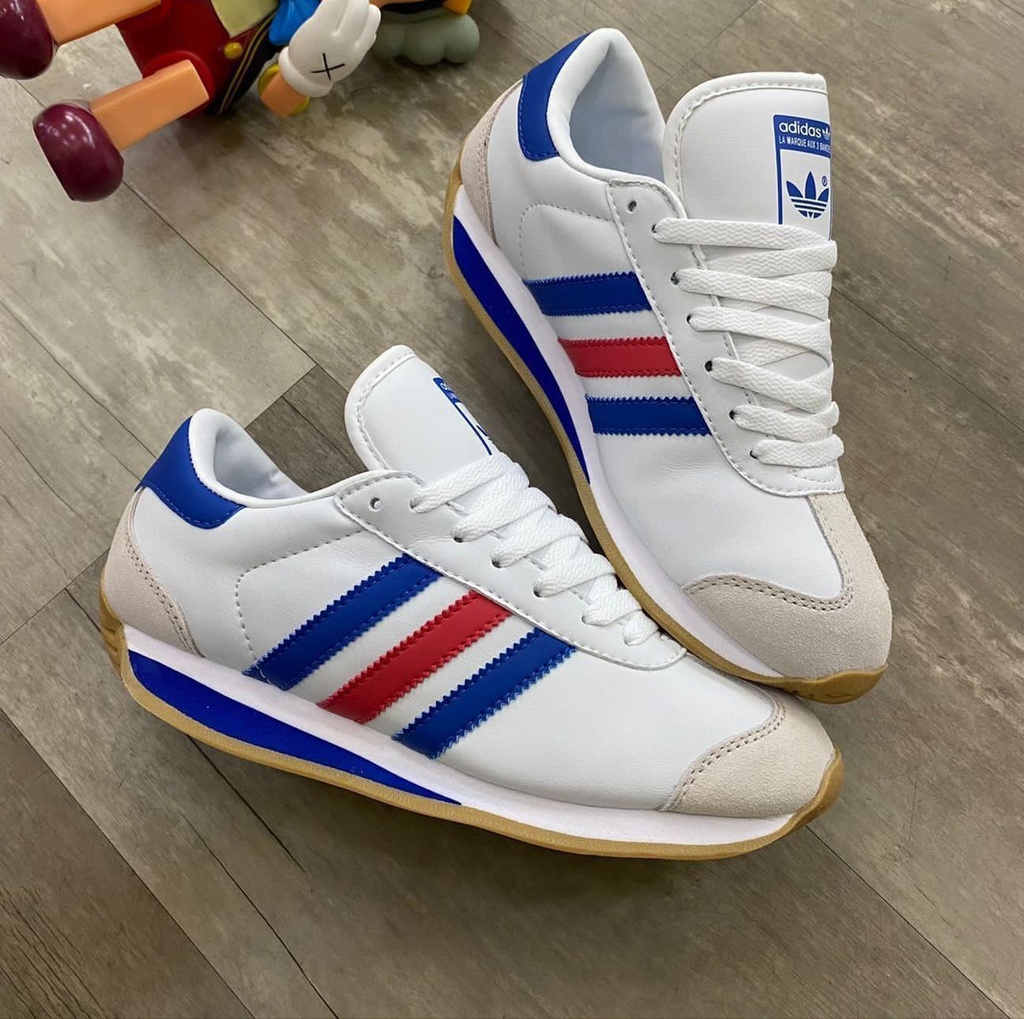 Adidas Country Blanco Azul Rojo AD69