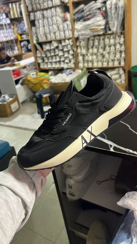 Armami Exchange Negro Suela Beige AR2