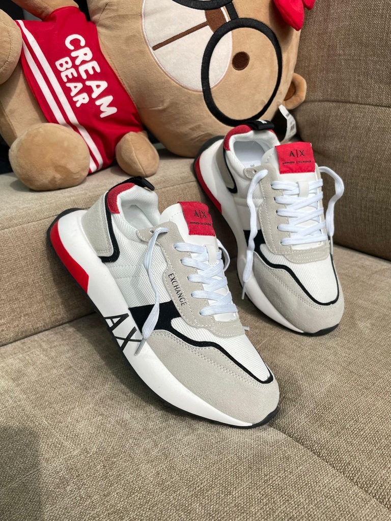 Armani Exchange Beige Negro Rojo AR3