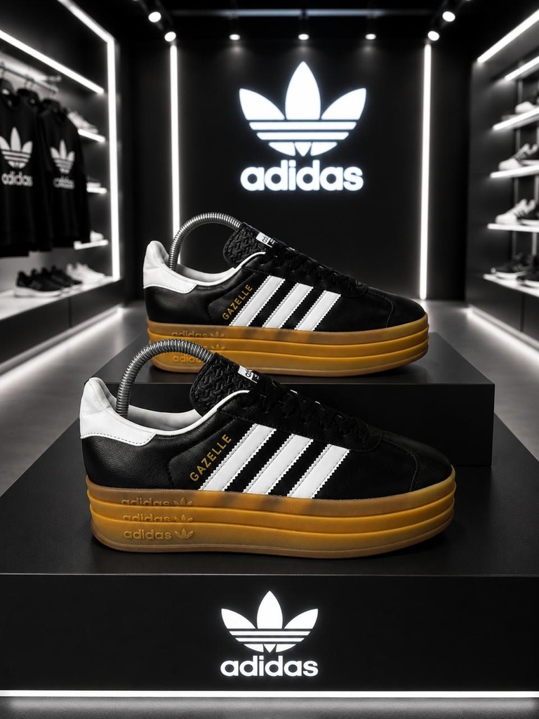 Adidas Gazelle Negro Suela Goma AD451
