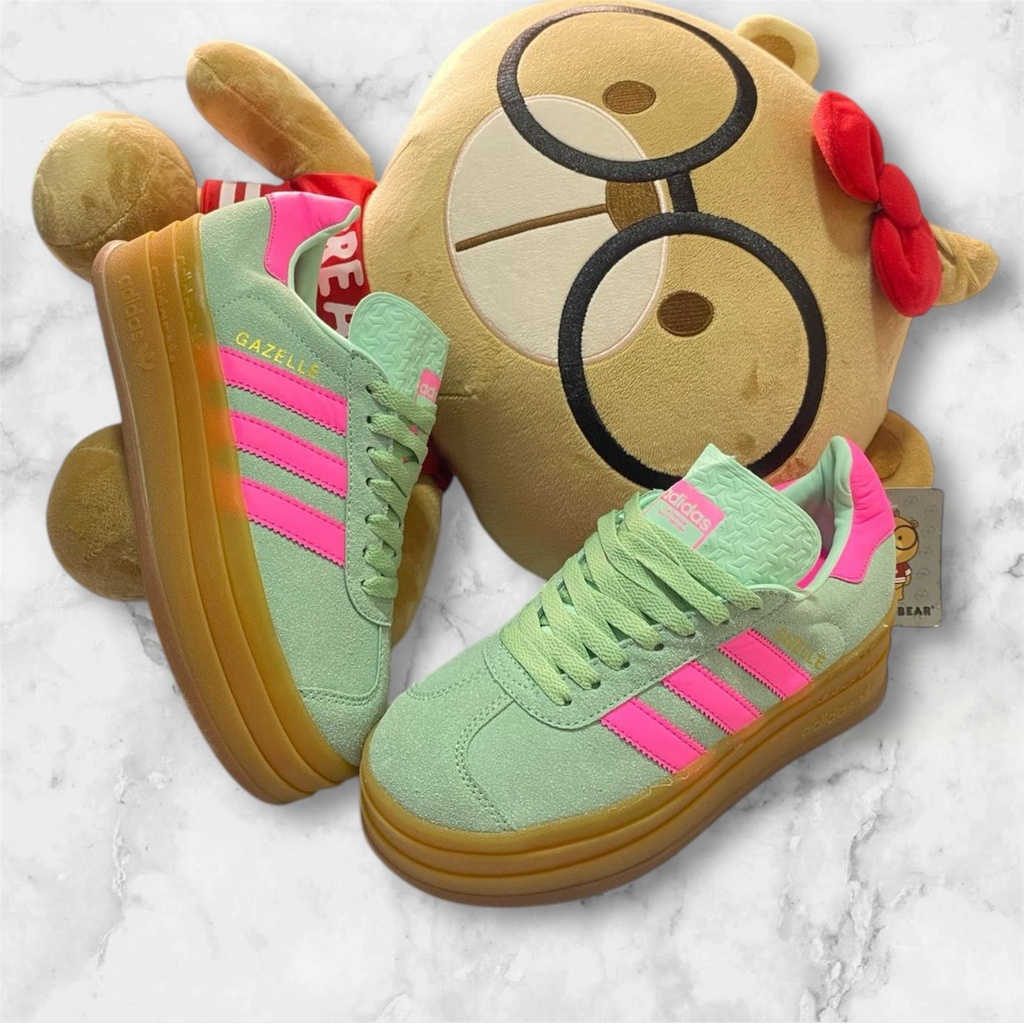 Adidas Gazelle Verde Rosado AD450