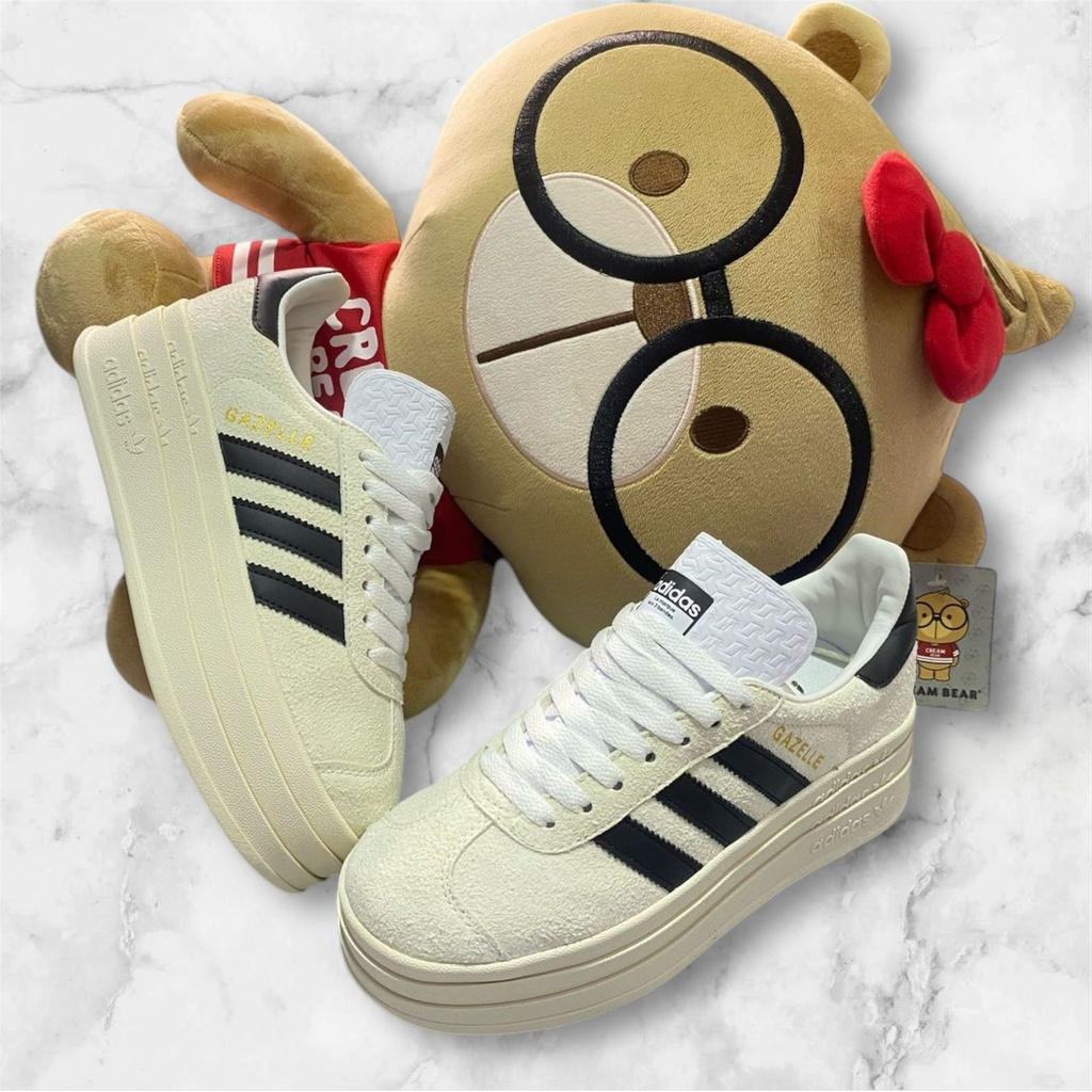 Adidas Gazelle Beige Negro AD449