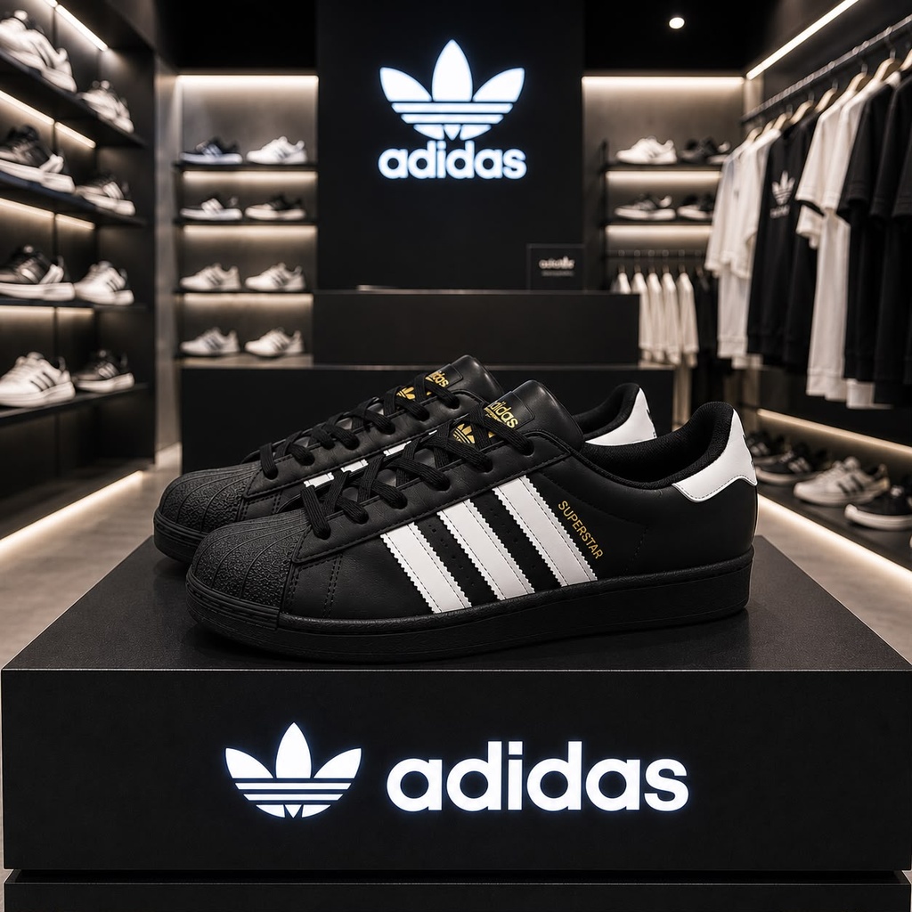 Adidas Superstar Negro Blanco AD92