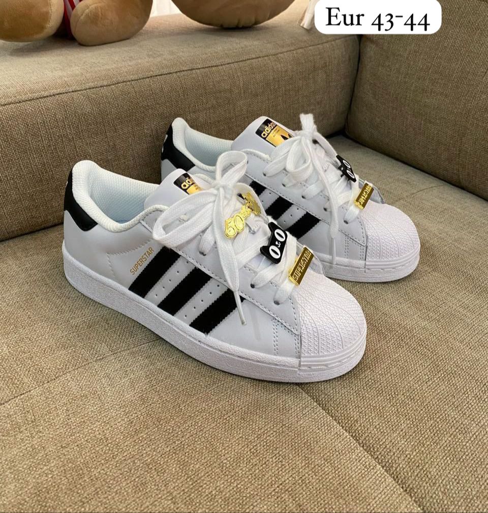 Adidas Superstar Pines Blanco Negro AD406