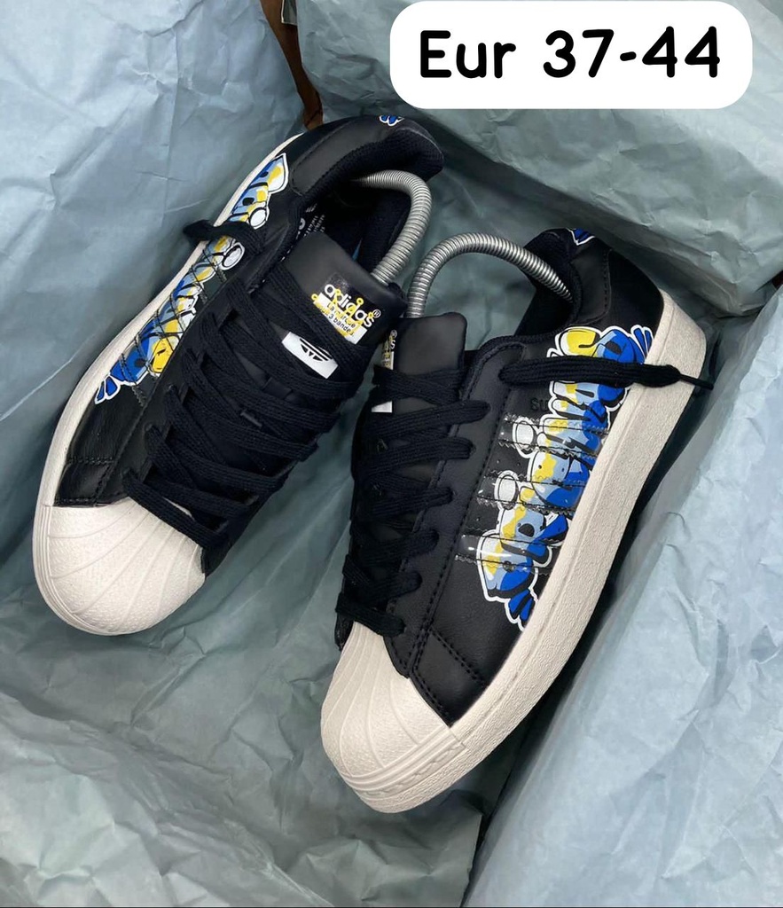 Adidas Superstar Negro Grafiti AD222