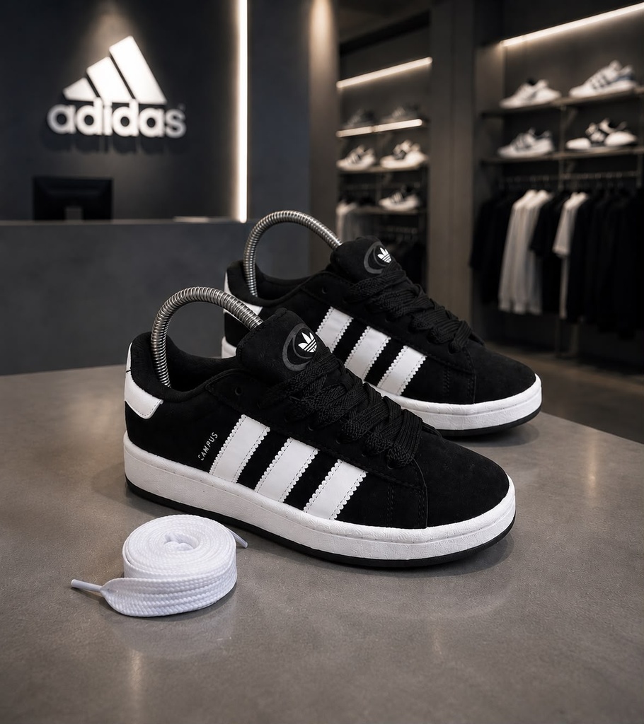 Adidas Campus Negra Blanca AD140