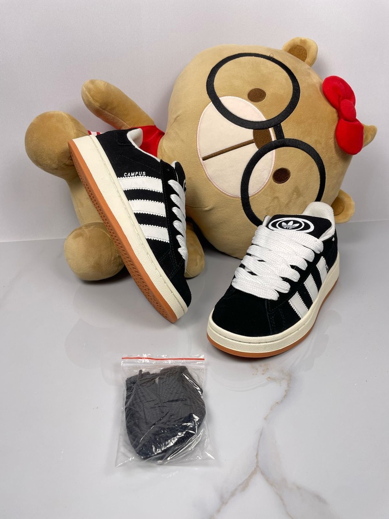 Adidas Campus Negro Suela Goma AD478