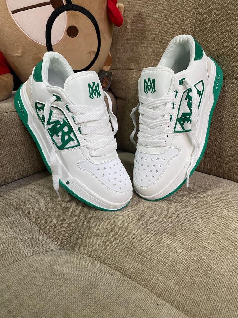 Amiri Letras Blanco Verde AM16