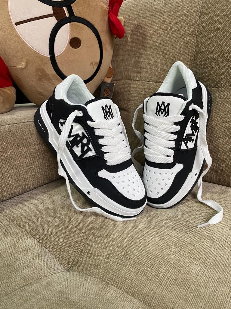Amiri Letras Blanco Negro AM18