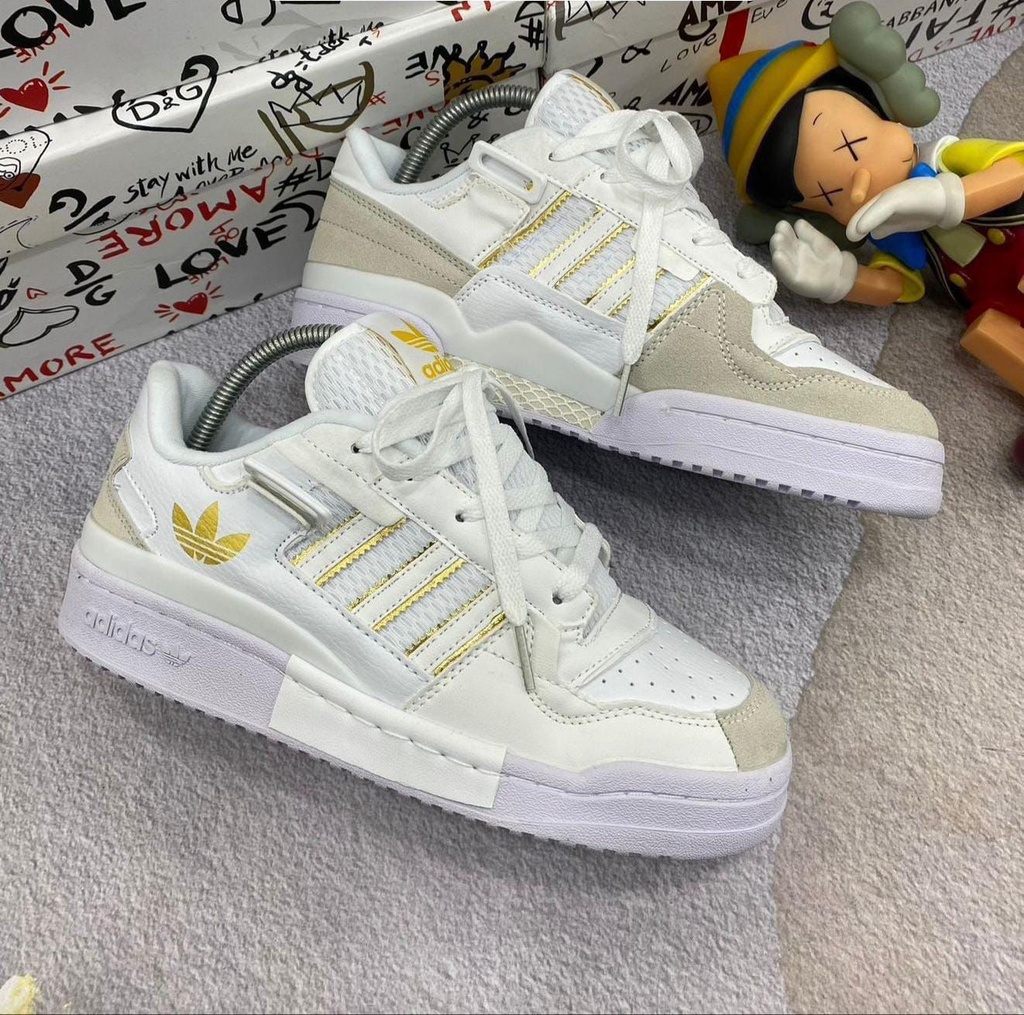 Adidas Forum Blanco Dorado AD287
