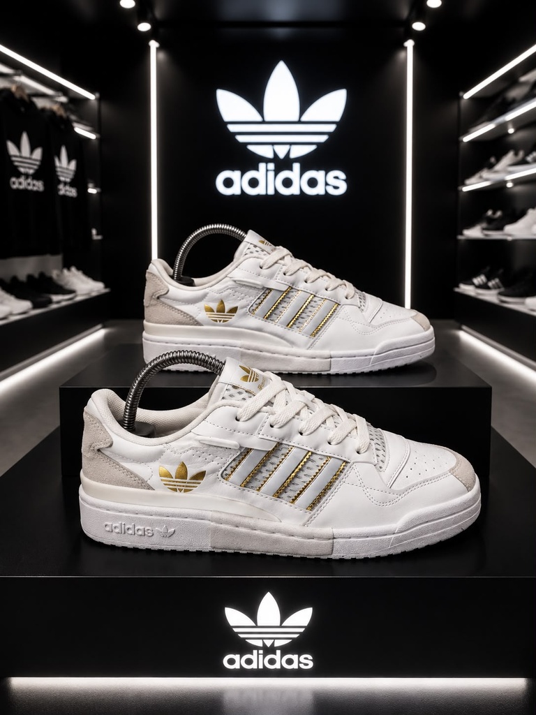 Adidas Forum Blanco Dorado AD287