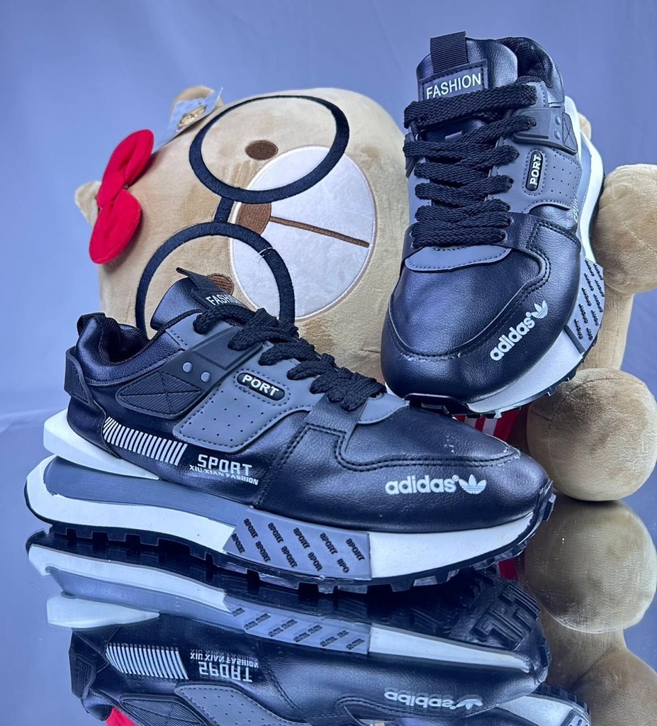 Adidas Fashion Plataforma Negro Blanco AD352