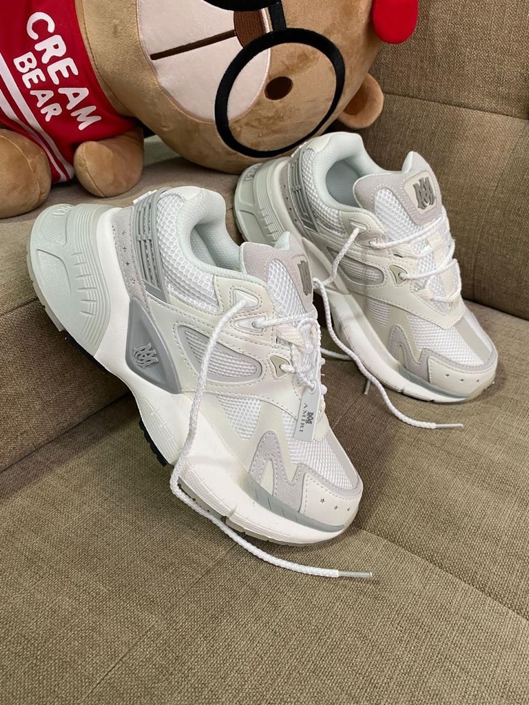 Amiri Runner Blanco Gris AM26