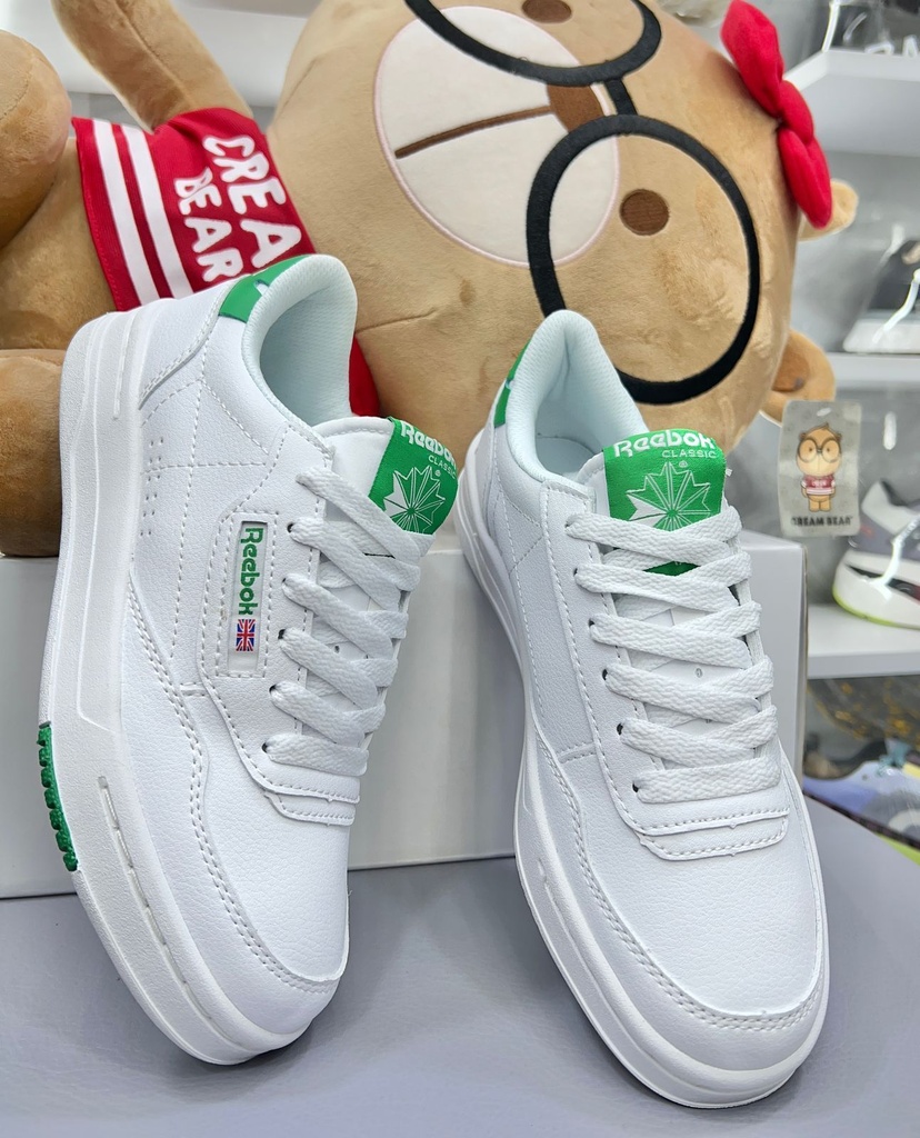 Reebok Blanco Talon Verde RB40