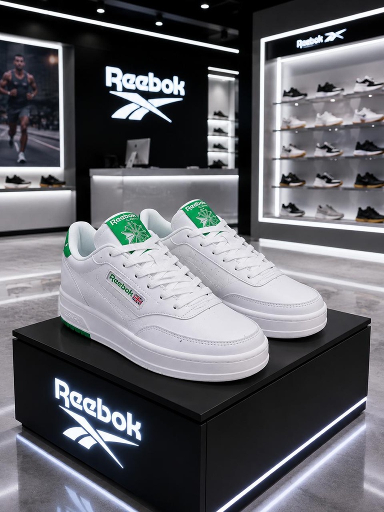Reebok Blanco Talon Verde RB40