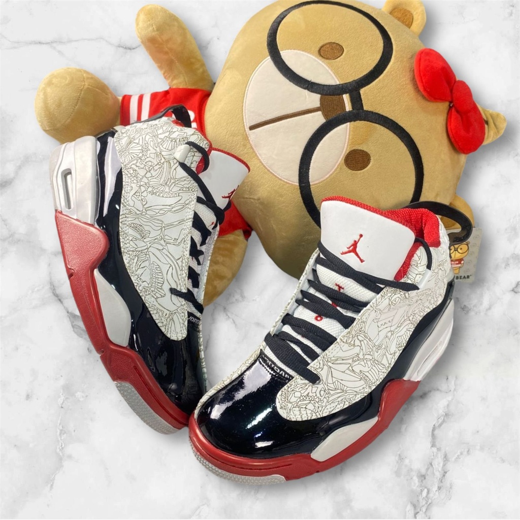 Jordan Retro 0 Blanco Rojo Diseño JD222