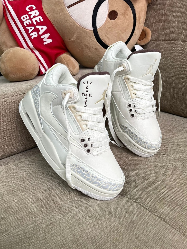 Jordan Retro 3 Travis Beige Gris JD248-2