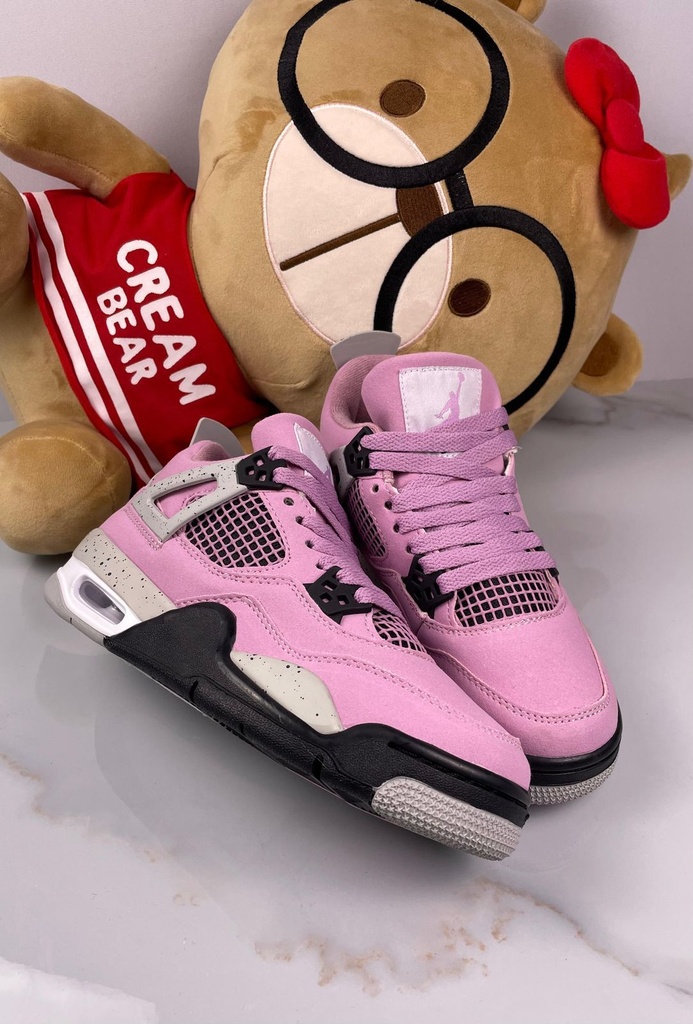Jordan Retro 4 Gris Rosado JD253