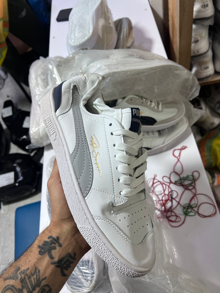 Puma Raipi Blanco Gris Talon Turqui PM40