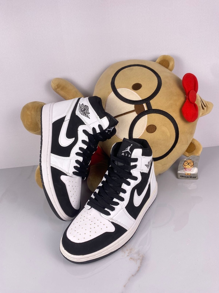 Jordan Retro 1 Bota Blanco Negro JD182