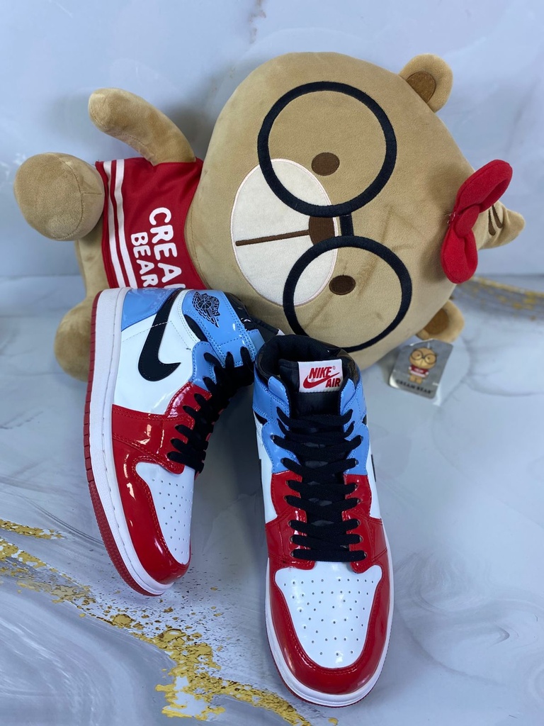 Jordan Retro 1 Bota Charol Rojo JD113