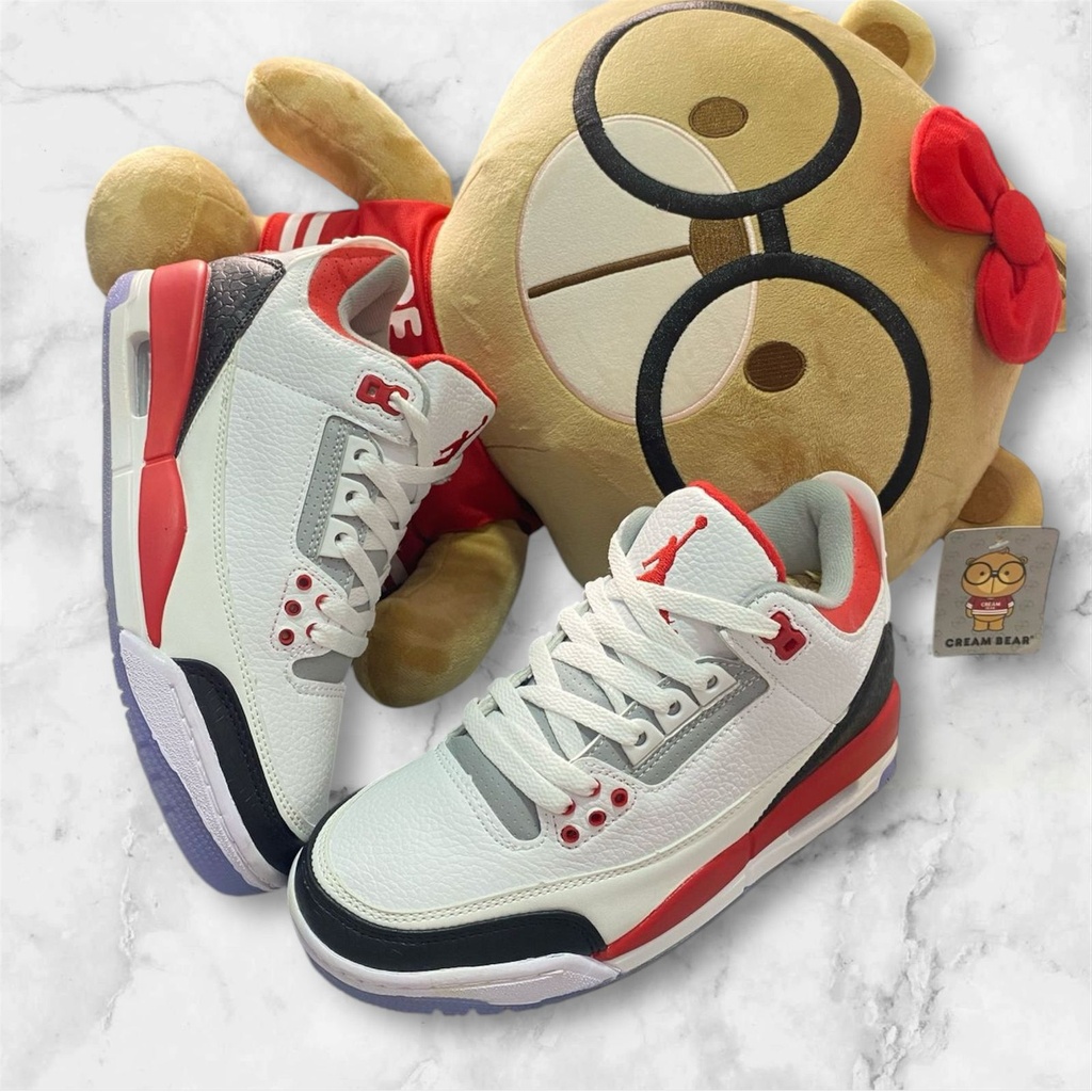 Jordan Retro 3 Blanco Azul Rojo JD157