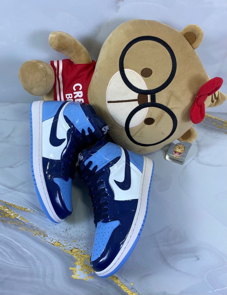 Jordan Retro 1 Bota Blanca Azul Cielo JD112