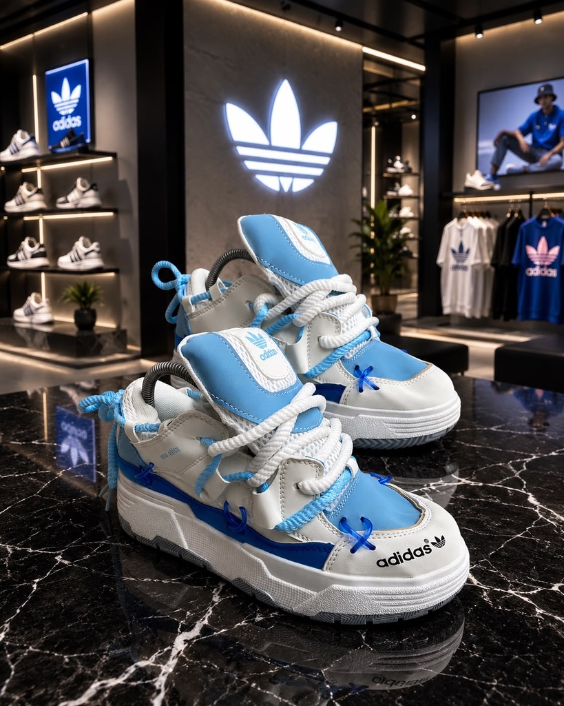 Adidas Shita Blanco Azul AD475