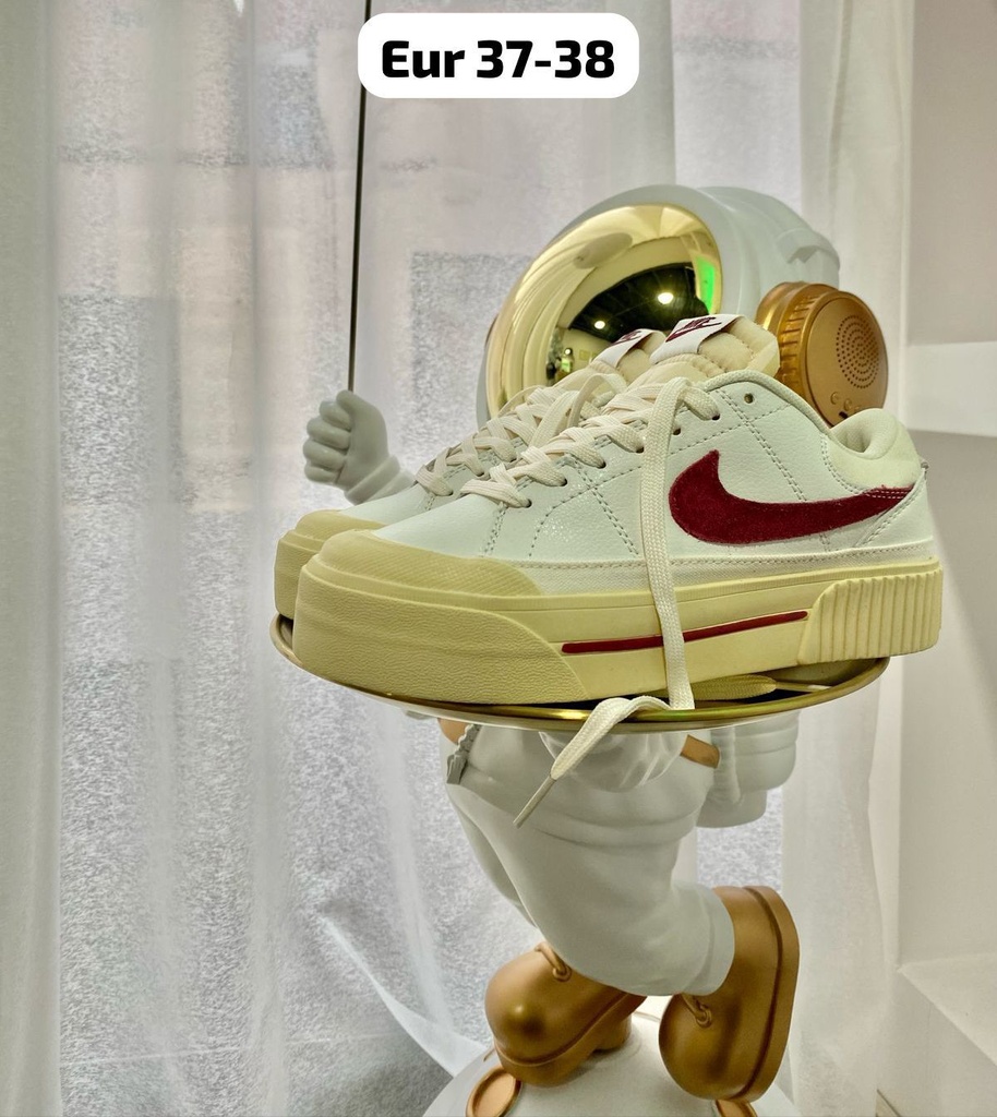 Nike Blazer Court Beige Vinotinto NK531