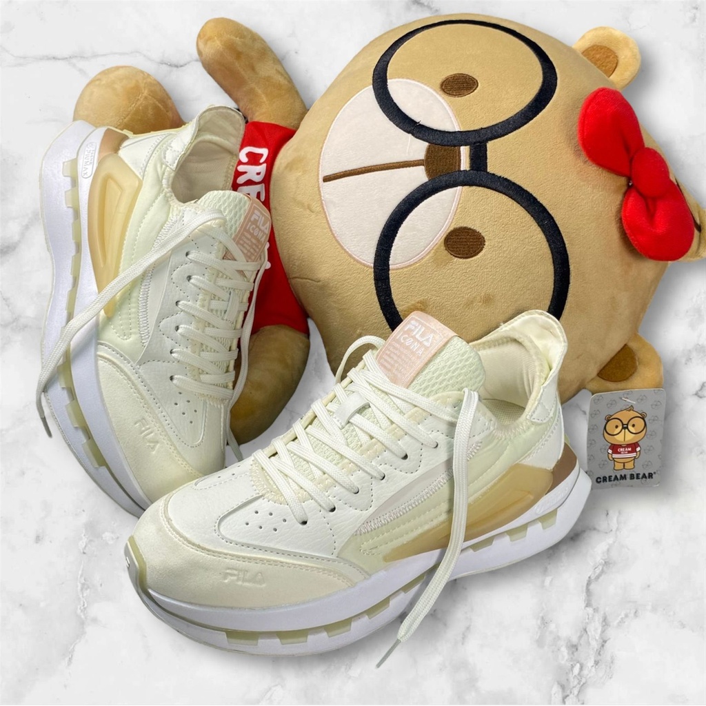 Fila Icona Blanco Beige Cafe FL28