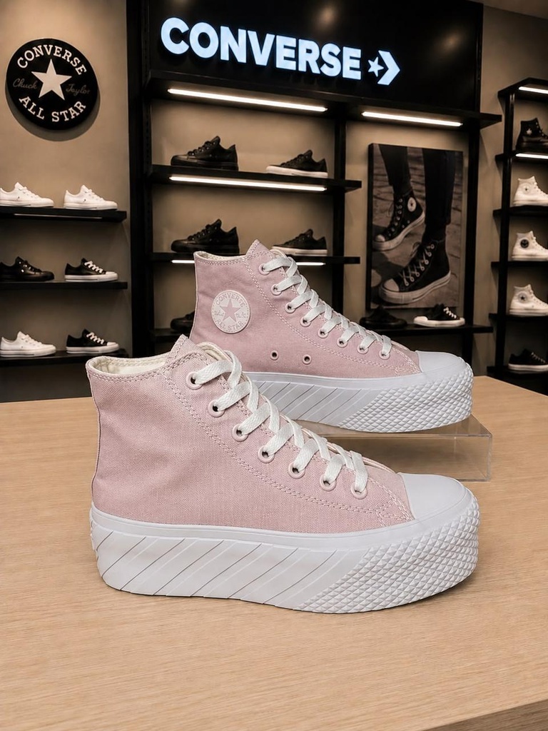 Converse Rosado Plataforma CV38