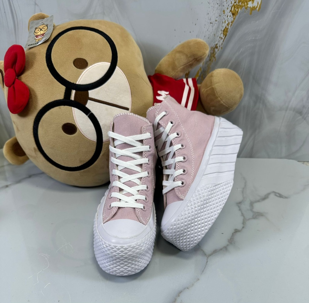 Converse Rosado Plataforma CV38