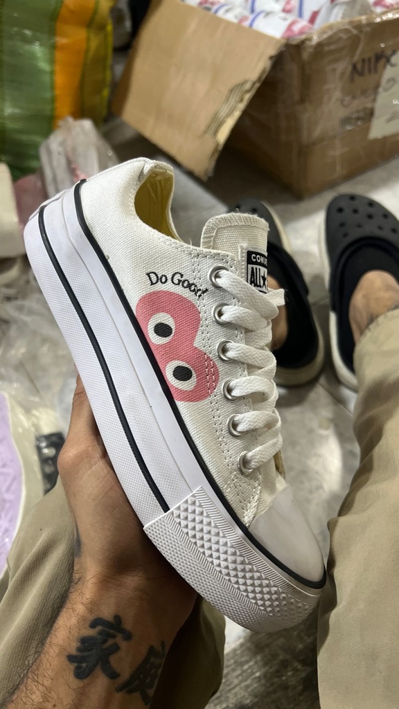 Converse Suela Alta Blanco Corazon CV32