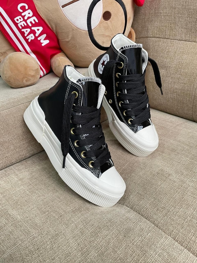 Converse Bota Negro Cuero CV94