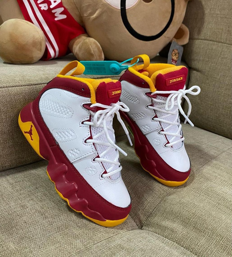 Jordan Retro L Vinotinto Amarillo NN178