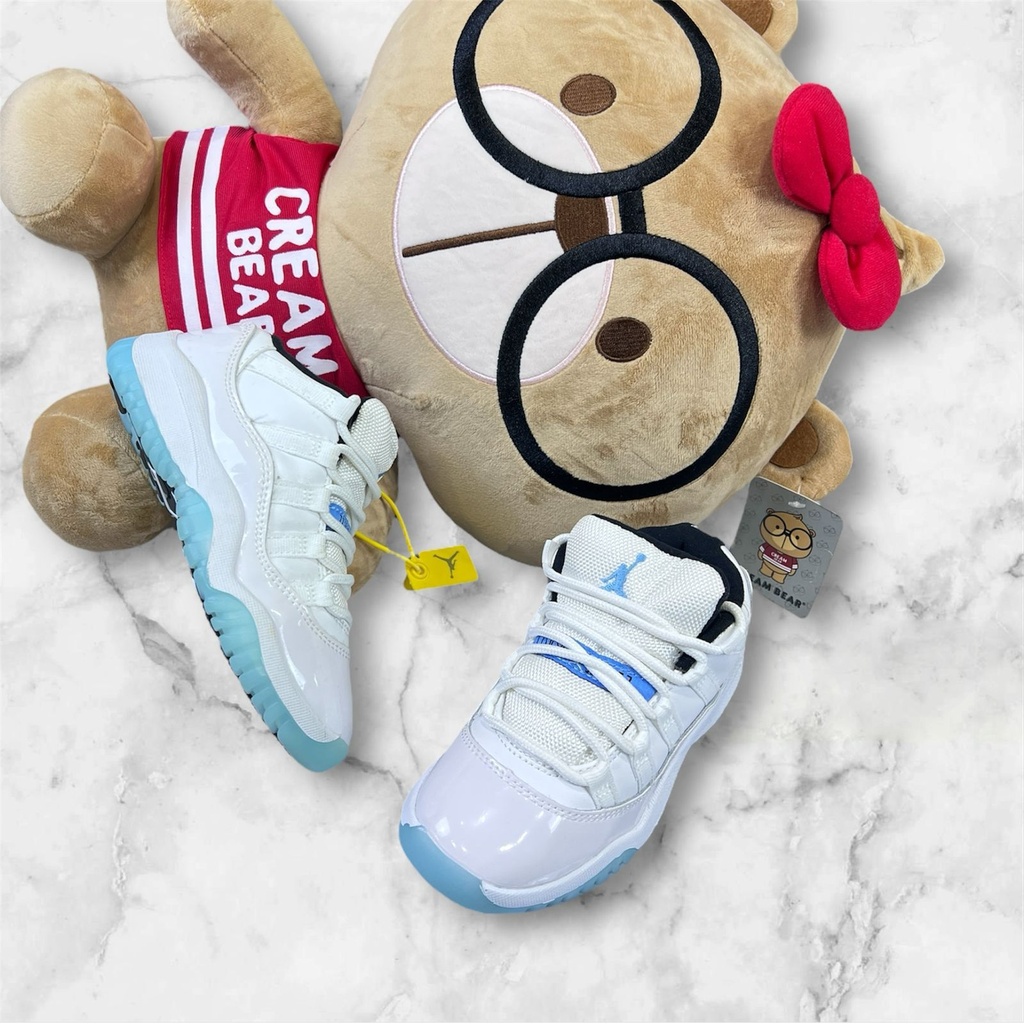 Jordan Retro 11 Bajito Blanco Menta NN118