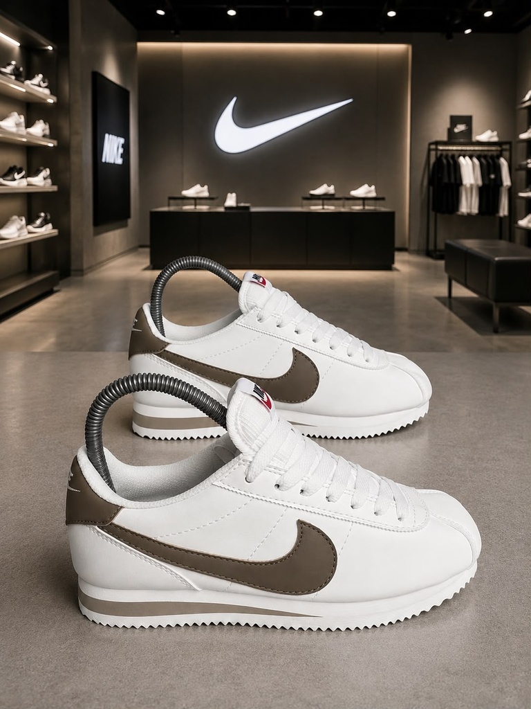 Nike Cortez Blanco Chulo Cafe 
