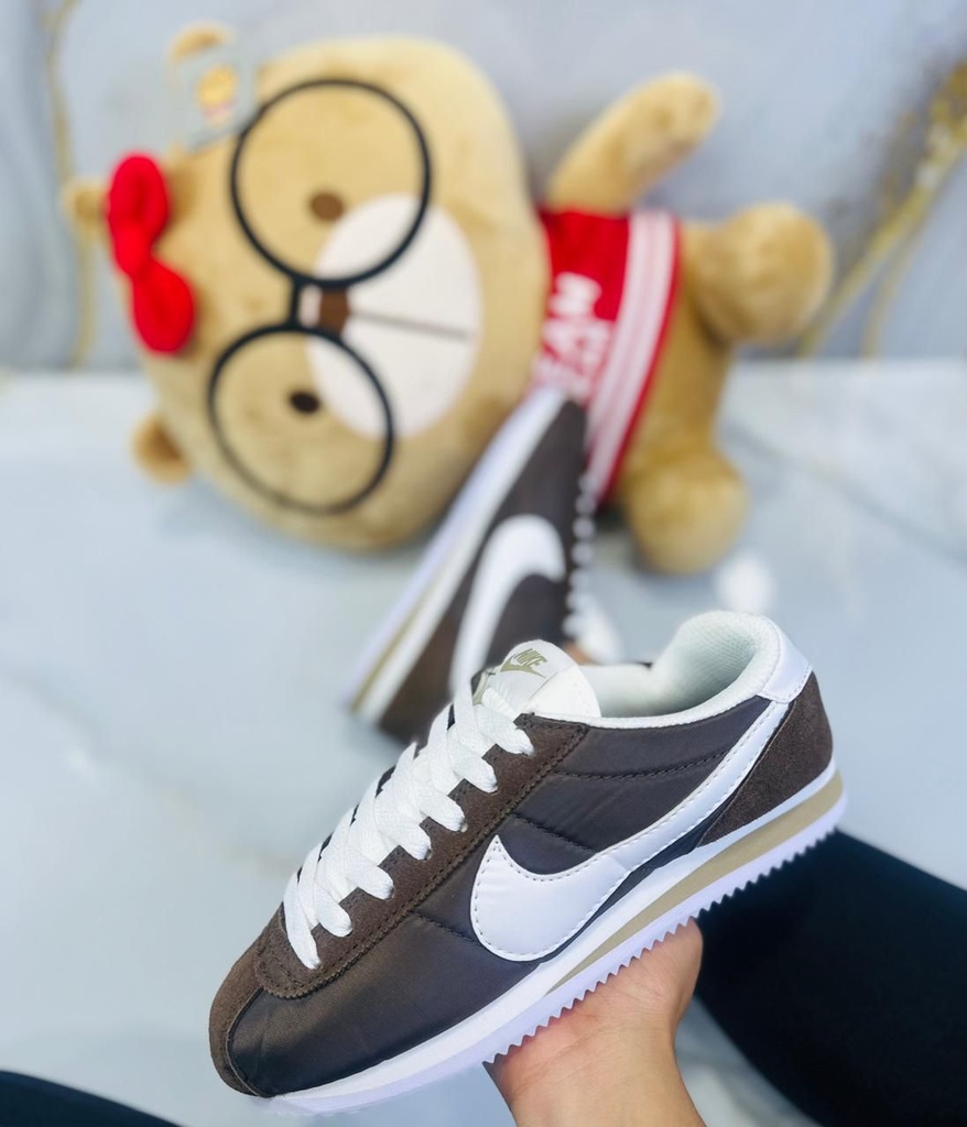 Nike Cortez Cafe Chulo Blanco-Gamuza